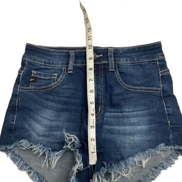 kan Can high rise Denim Shorts Women's/Juniors Sz 3 frayed Hem - Picture 5 of 6